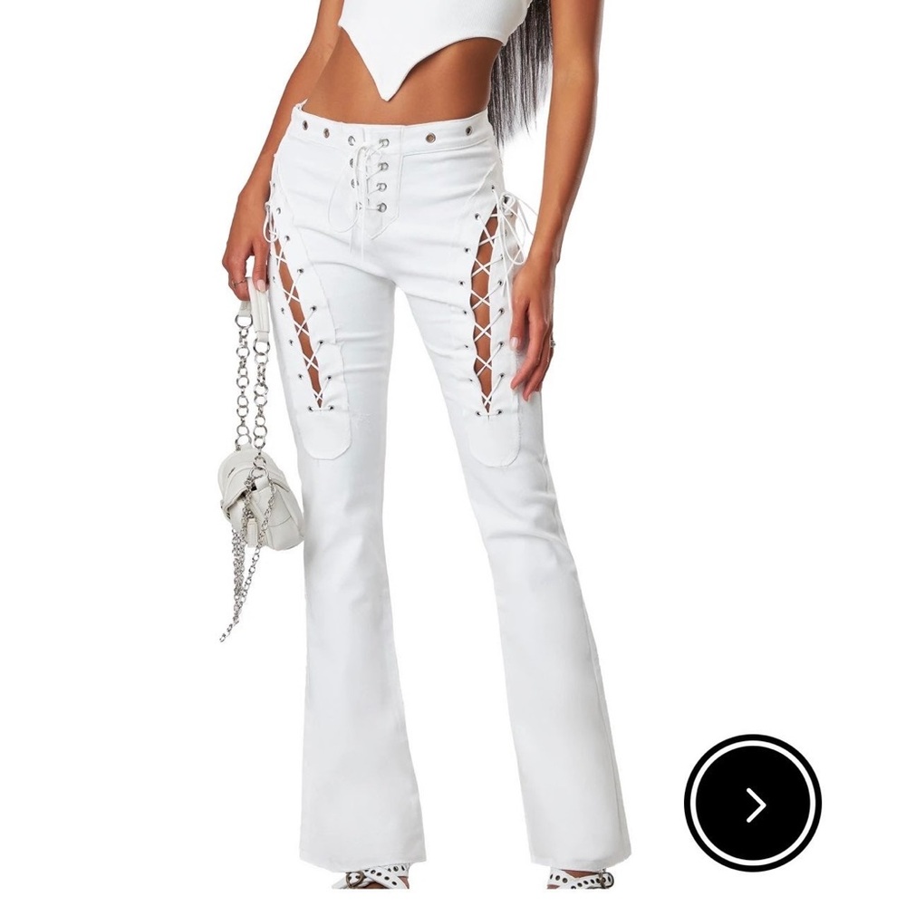 The Kript mirami pants white jeans